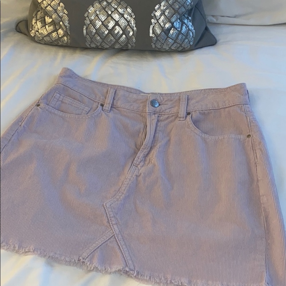 Pacsun Corduroy Skirt in Pastel Purple